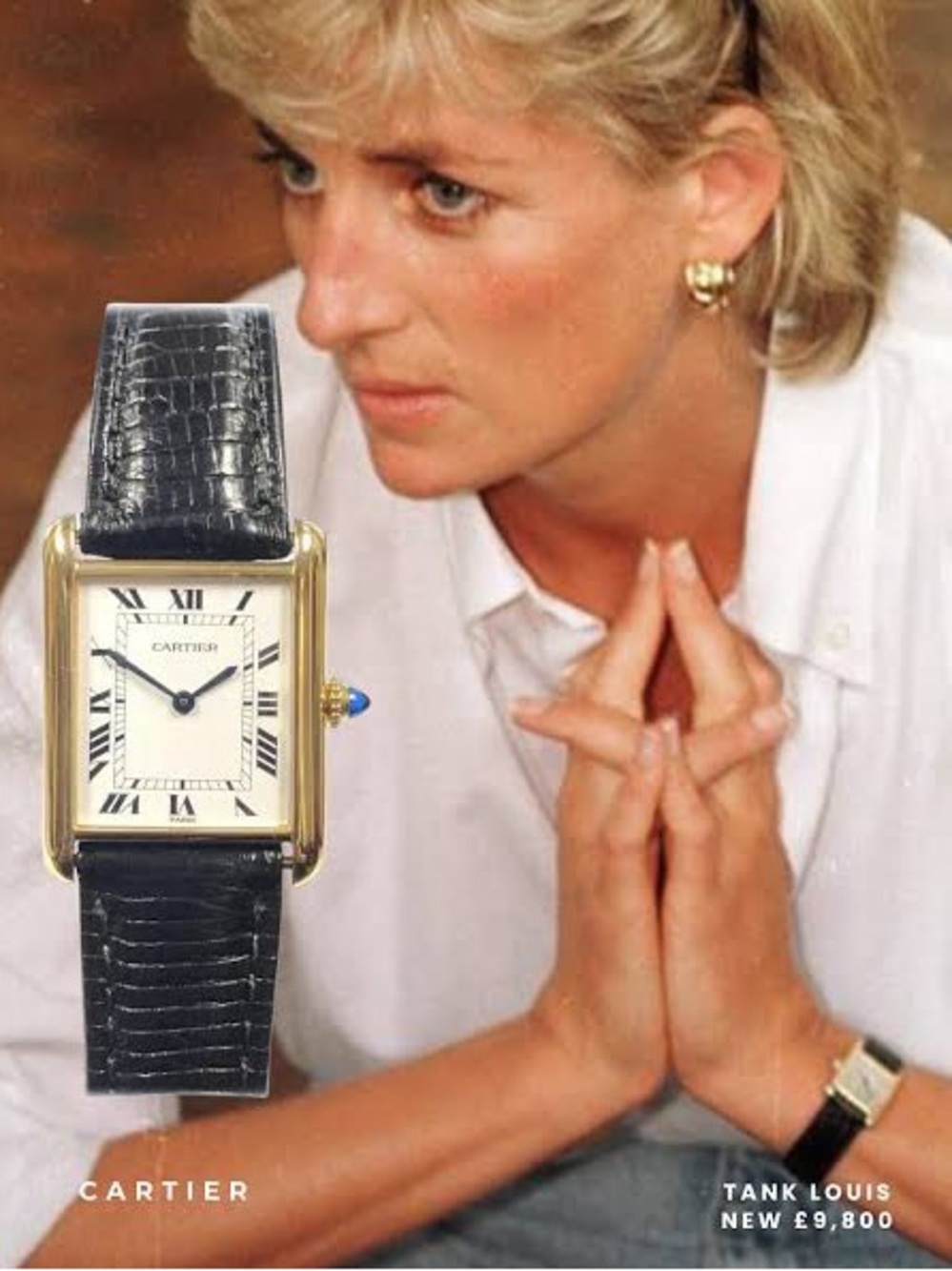 BIRKS Maison Birks Vintage Tank Gold-Tone Women's Authentic Quartz Watch